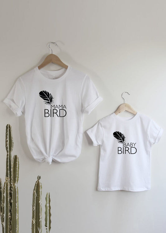 2 Piece Sets for Mommy & Me - Mama Bird + Baby Bird